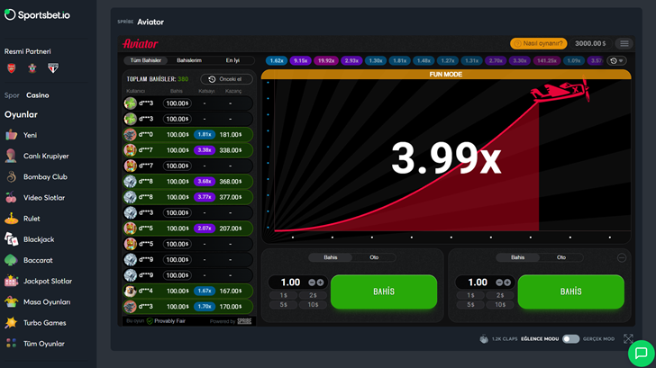 Sportsbet.io Aviator Bahis Üyeliği, Giriş ve Bonuslar